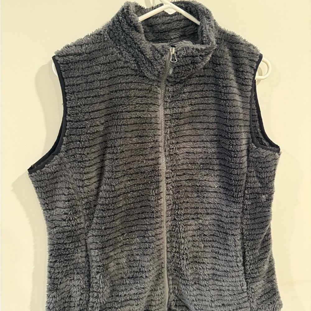 Gray Fleece Women's Vest